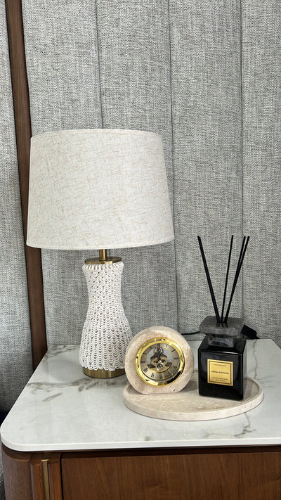 Cala 3d ceramic table Lamp - Luscious Homewares