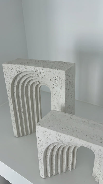 Stone arch sculpture - Luscious Homewares
