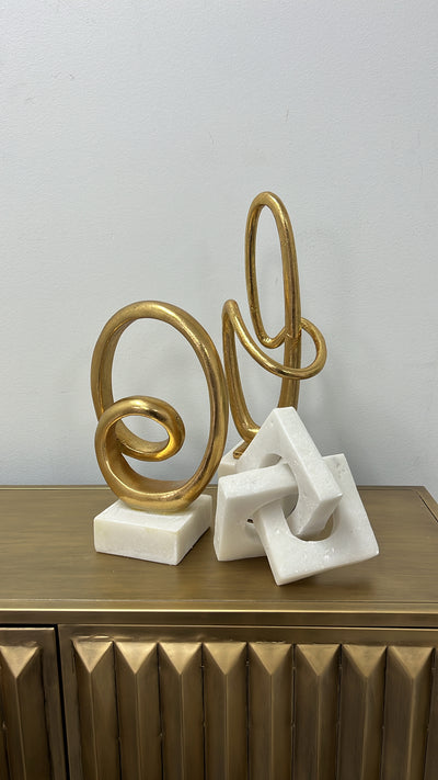 Loop Gold sculpture statue