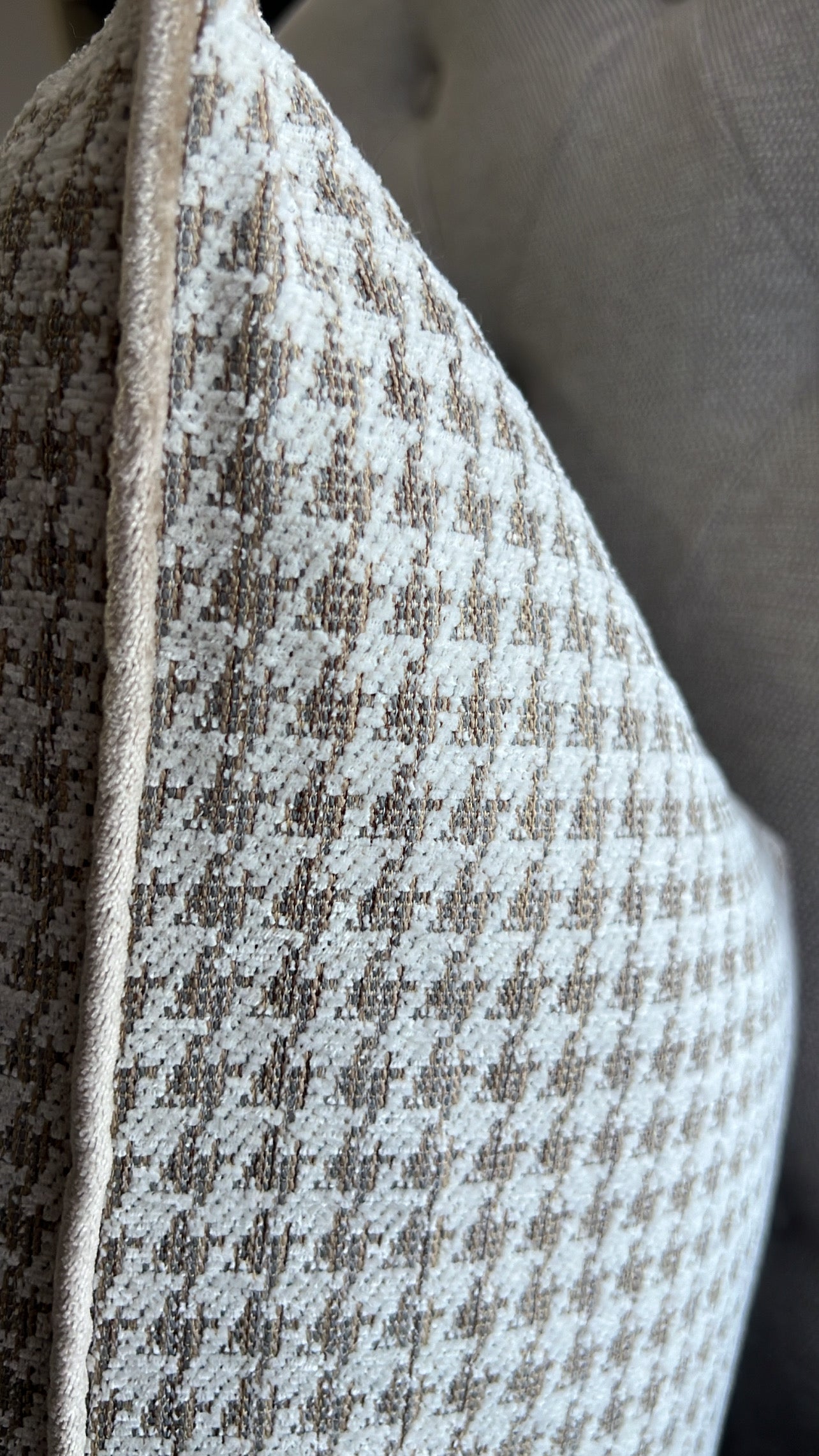 Laurent nude cushion - Luscious Homewares