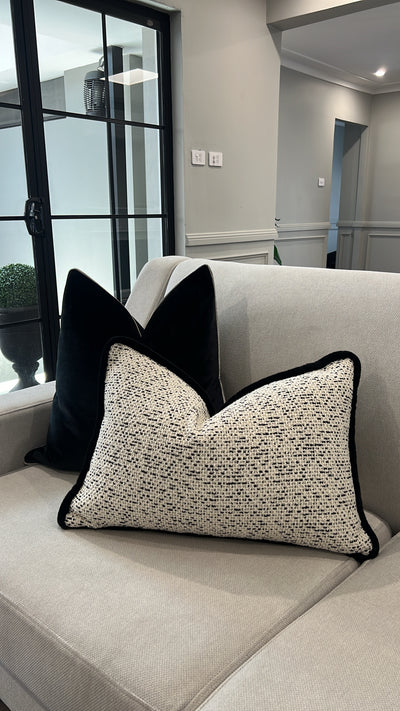 Naomi tweed cushion - Luscious Homewares