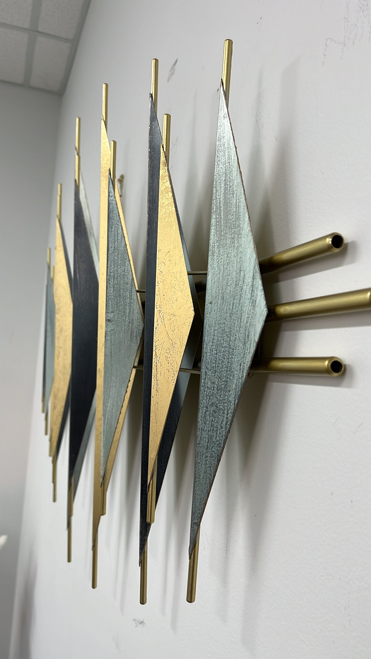 3D metal wall hanging sculpture