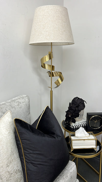 Deniz twist floor Lamp - Luscious Homewares