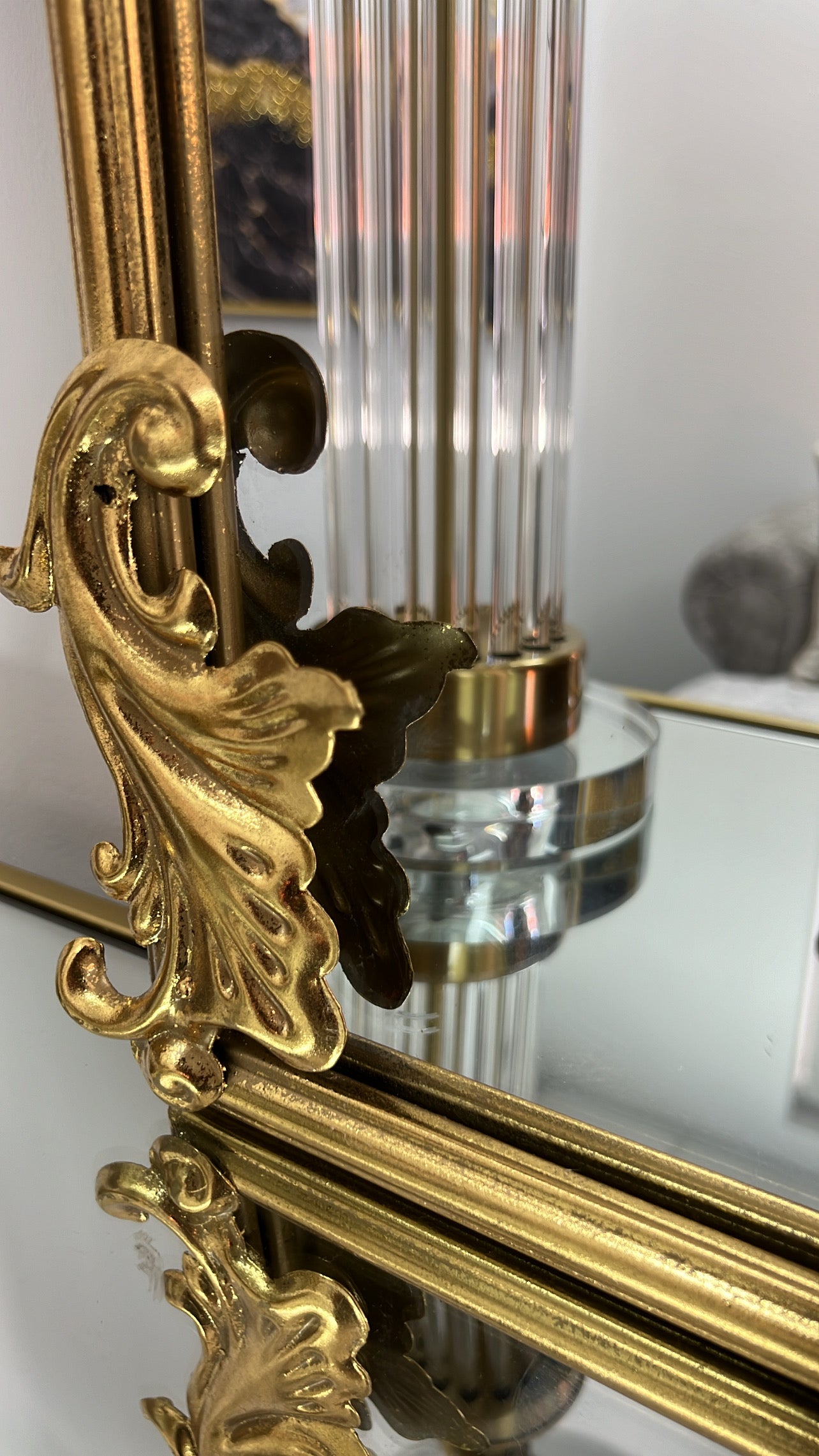 Lola Gold mirror - Luscious Homewares