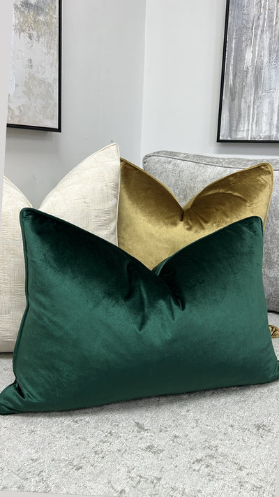 Luxe emerald cushion - Luscious Homewares