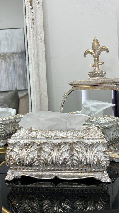 Victorian champagne  tissue box - Luscious Homewares