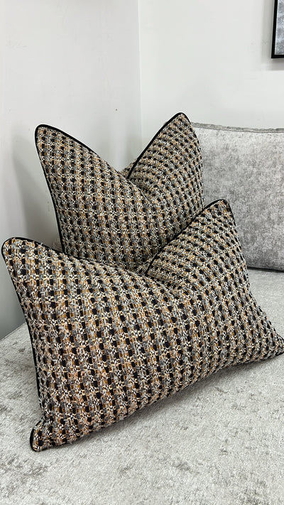 Luxor tweed cushion - Luscious Homewares