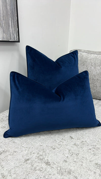 Luxe matte navy cushion - Luscious Homewares