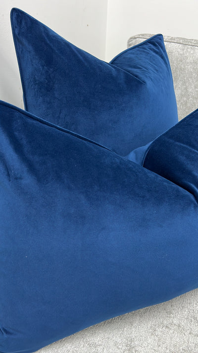 Luxe matte navy cushion - Luscious Homewares