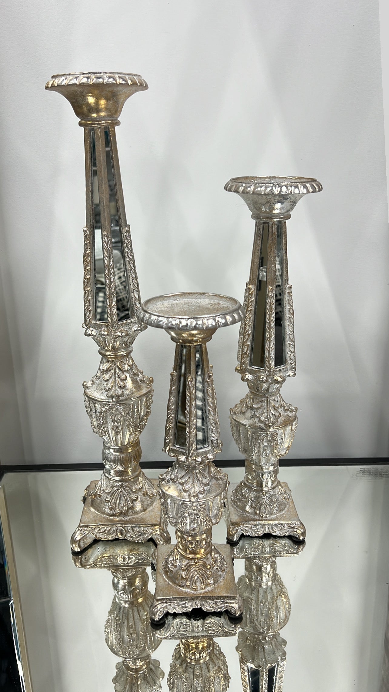 Victorian champagne candle holders - Luscious Homewares