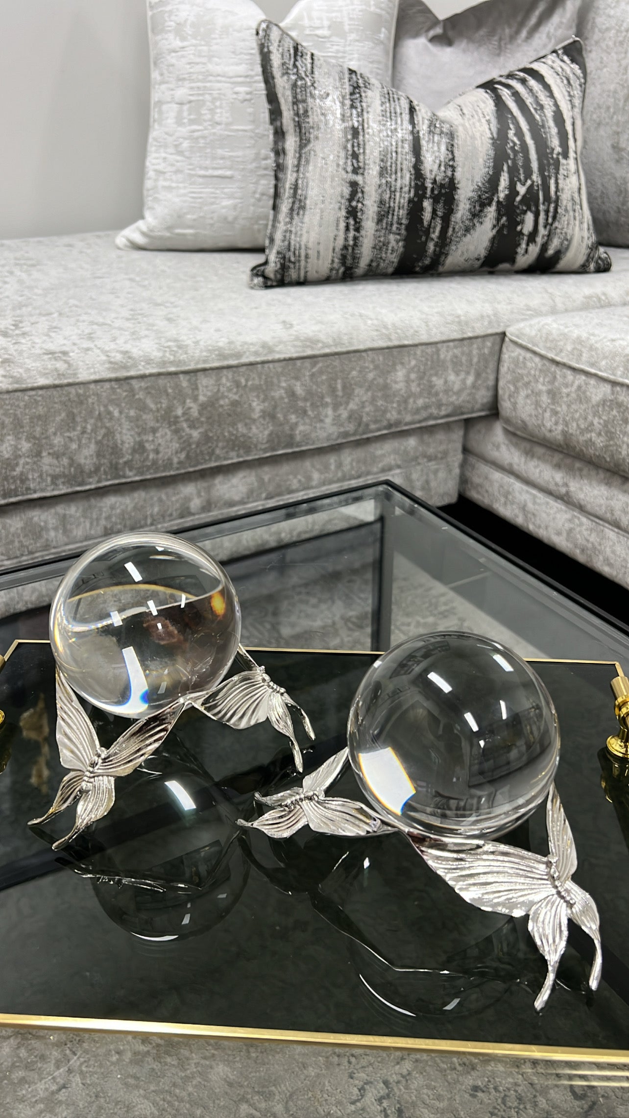 Butterfly Crystal Ball - Luscious Homewares