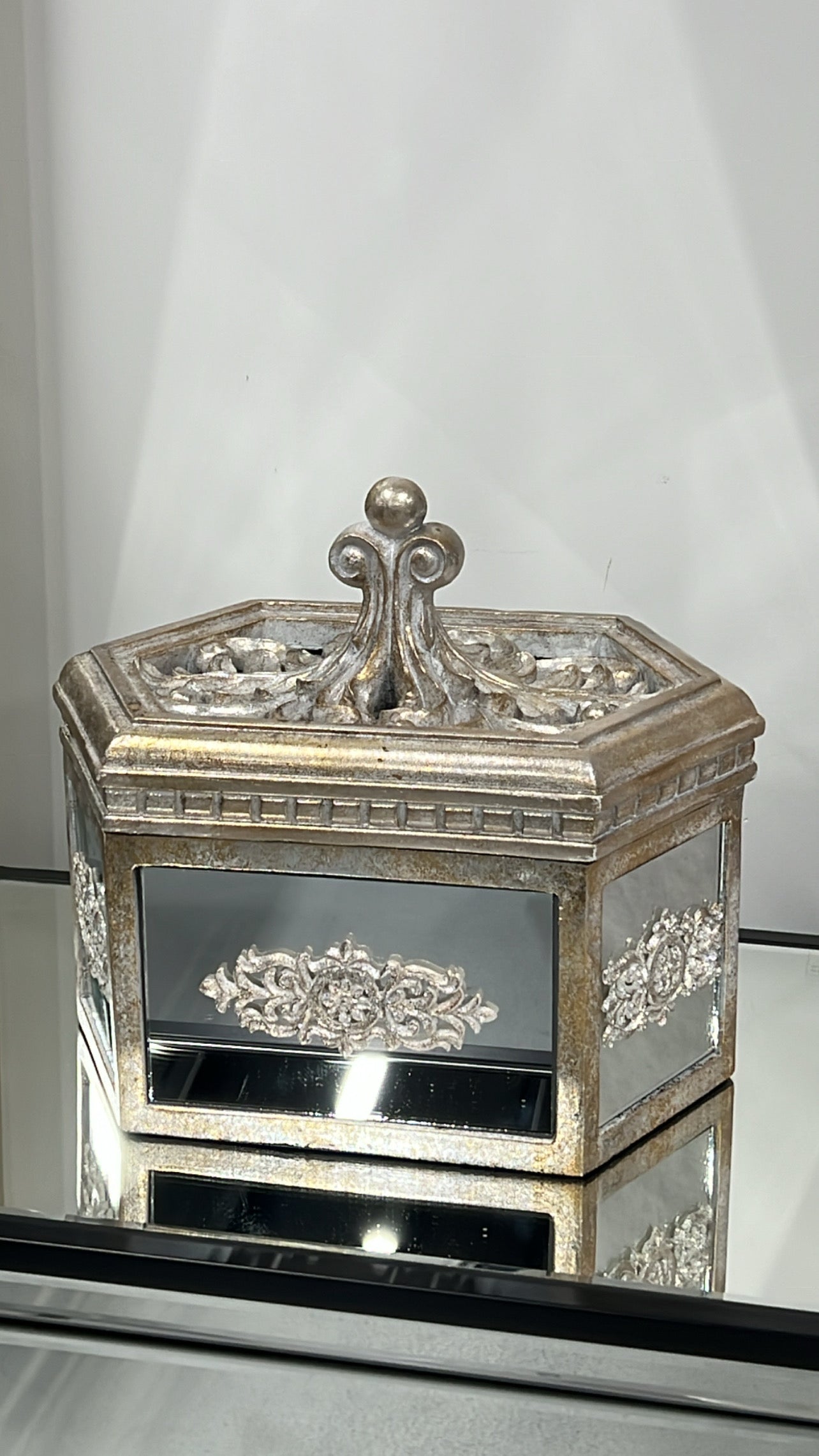 Victorian champagne ornate box - Luscious Homewares