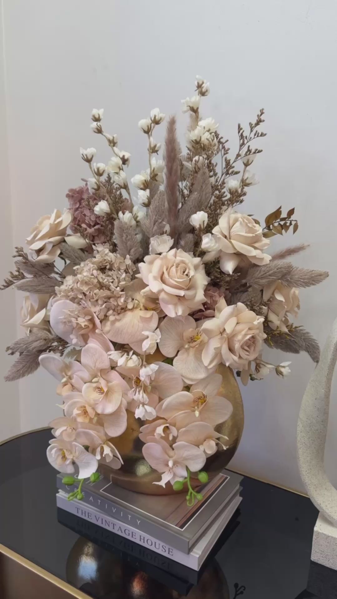Magnolia floral arrangement