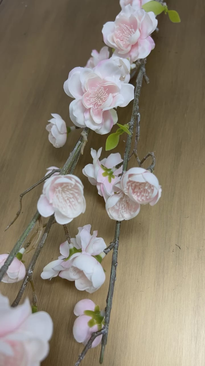 cherry blossom cream stem 130cm