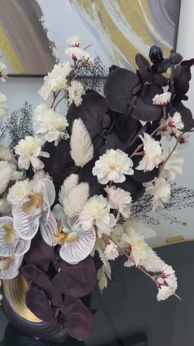 Raven floral arrangement