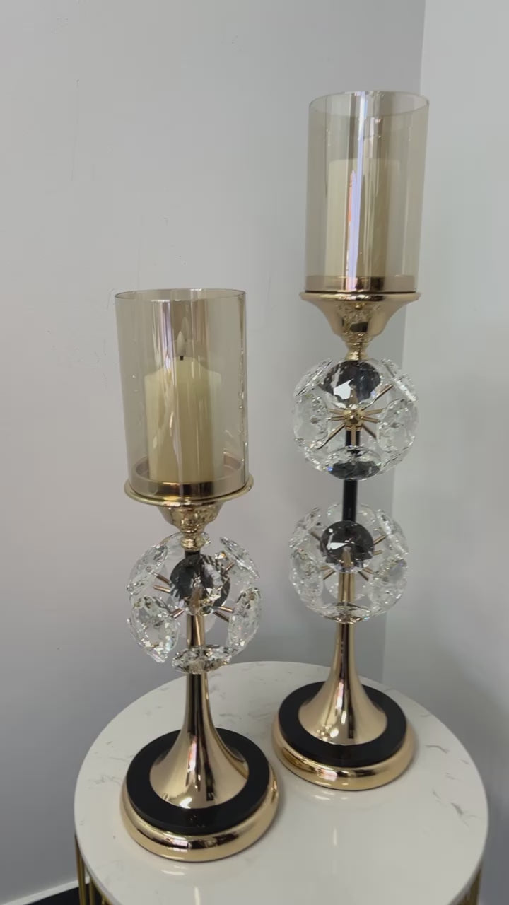 Opulent candle holders