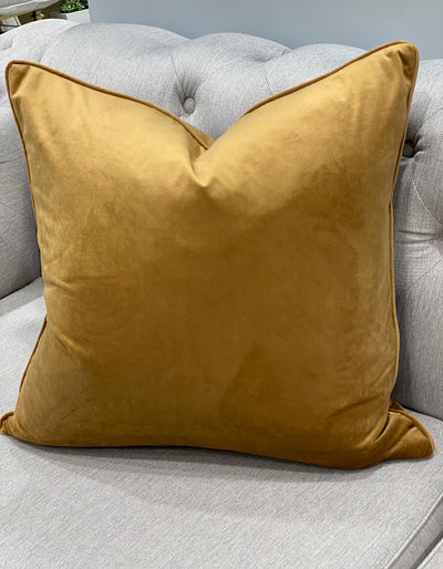 Amaya Luxe Velvet Tan 55x55 - Luscious Homewares