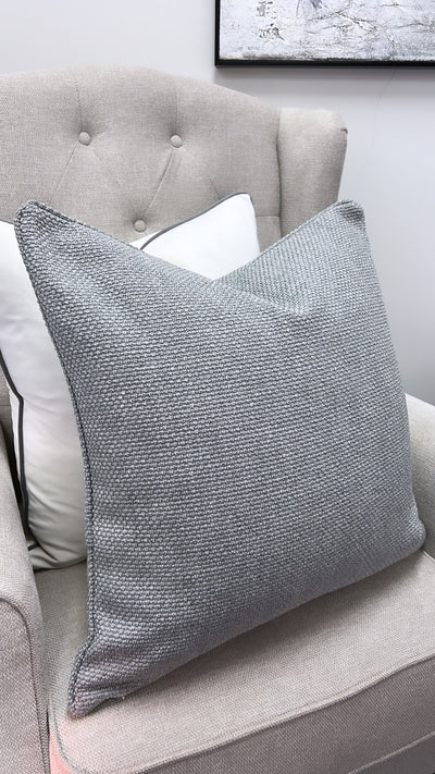 Flint grey cushion 55x55 - Luscious Homewares