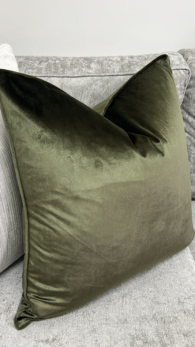 Luxe khaki 55x55 - Luscious Homewares