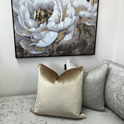 Luxe light gold 55x55 - Luscious Homewares